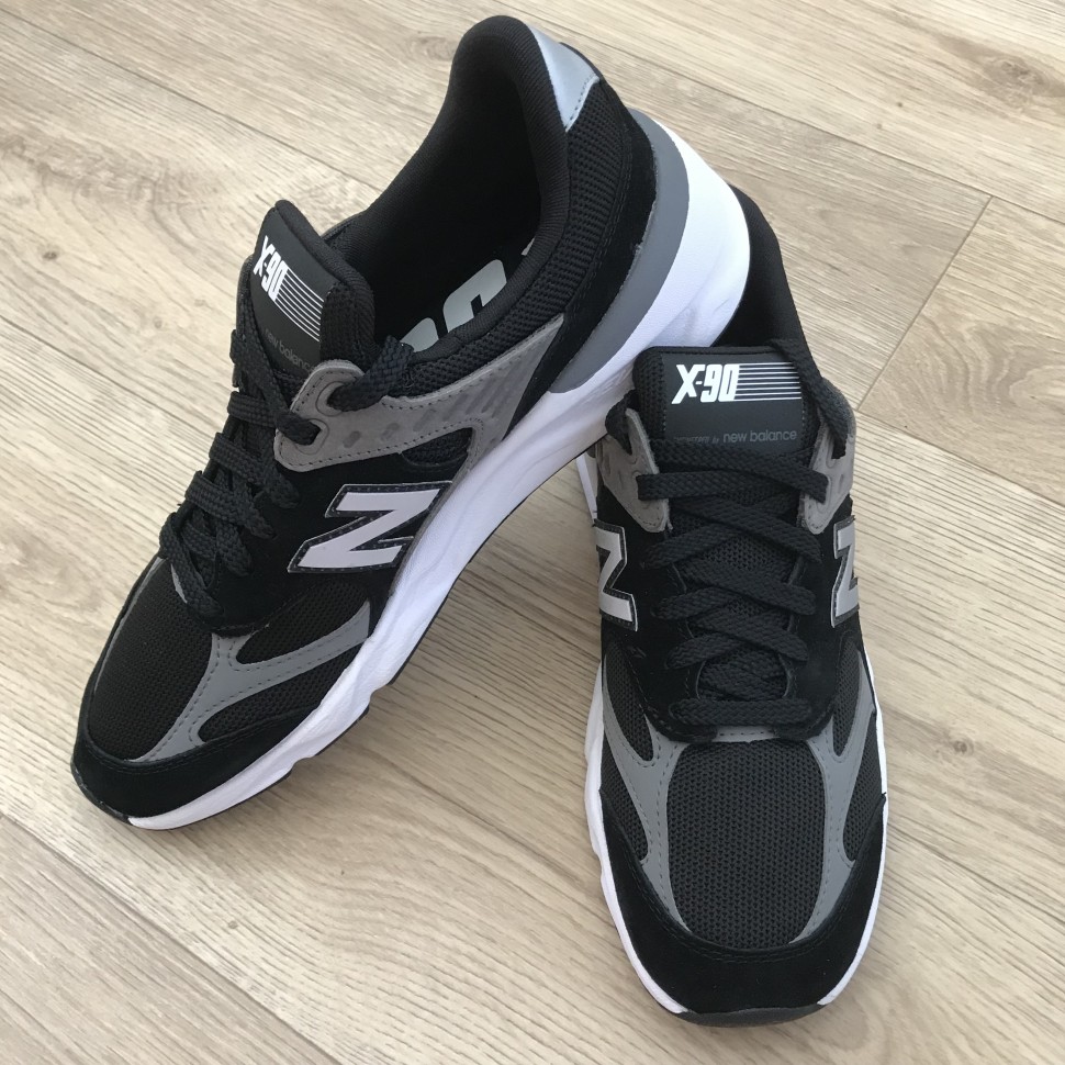 Мужские кроссовки New Balance X-90 Reconstructed Black with Grey купить ...