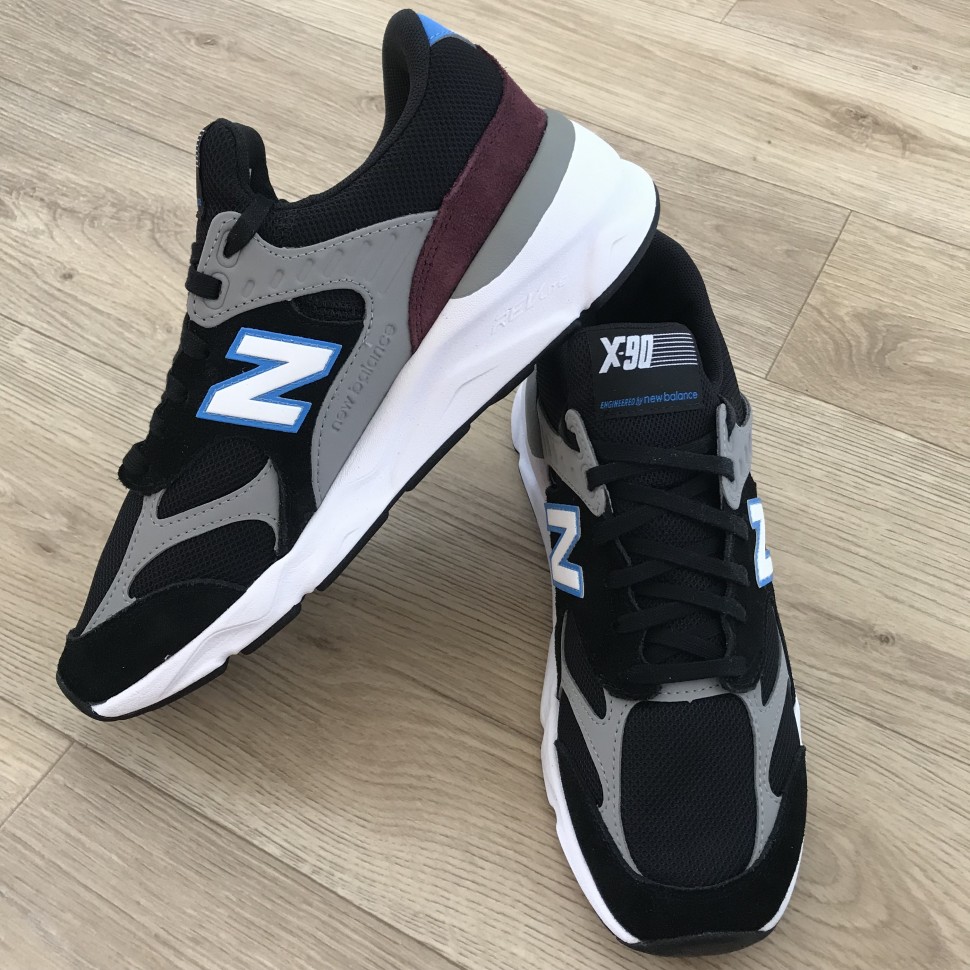 Мужские кроссовки New Balance X-90 Black with Blue купить в Украине